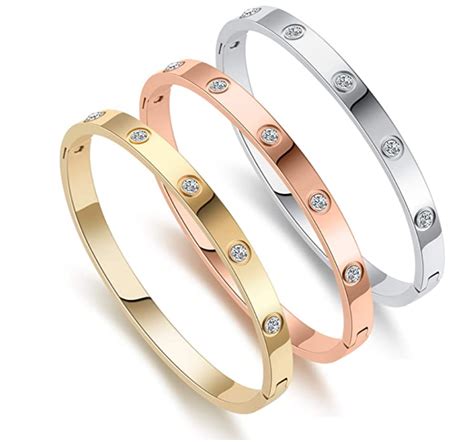 silver cartier bracelet dupe